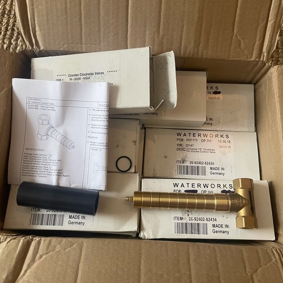 COPY - Waterworks Universal 1/2 Inch Clockwise On Volume Control Valve - Picture 6 of 9